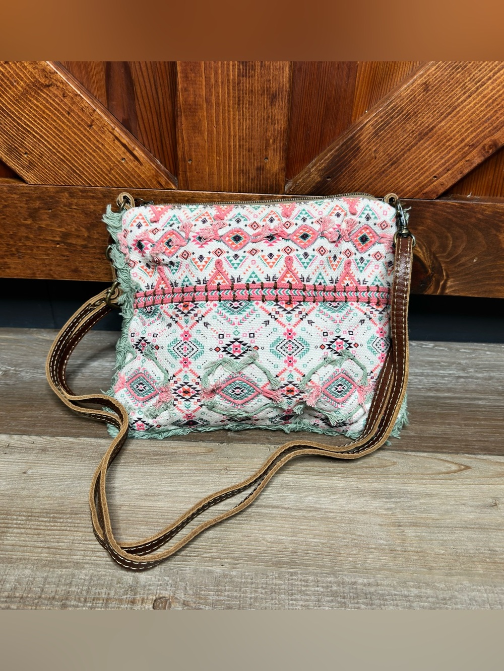 Myra Bag Small Crossbody Upcycled Purse NWT